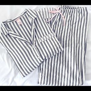 Victoria secret grey and white pjs